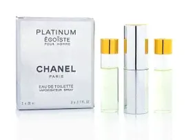 Набор mini 3х20 ml Chanel «Egoiste Platinum Pour Homme»
