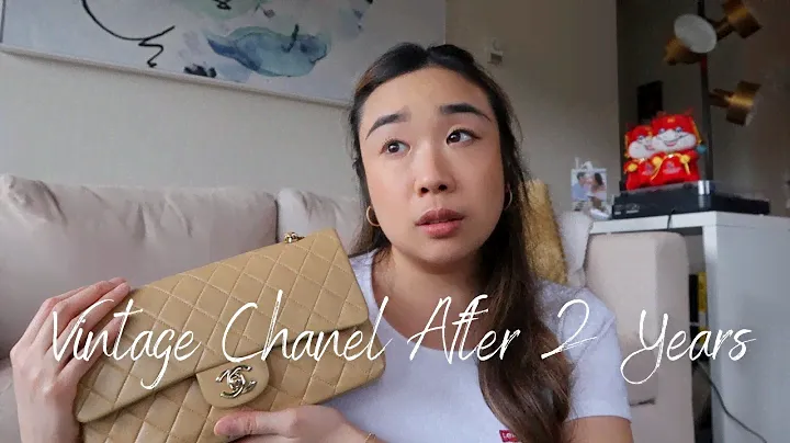 HONEST 2 YEAR REVIEW of my Vintage Chanel Classic Flap!! How it wears, maintenance, authenticity