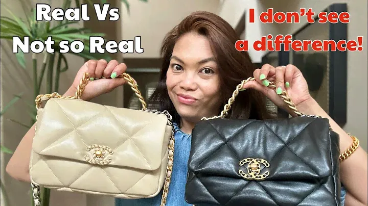 Chanel Lambskin Real vs. Fake Chanel 19 Bag - Key Details Revealed!