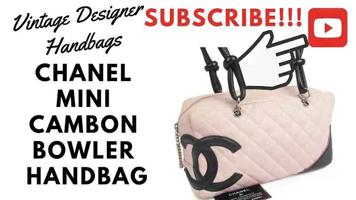 VDB CHANEL MINI CAMBON BOWLER HANDBAG